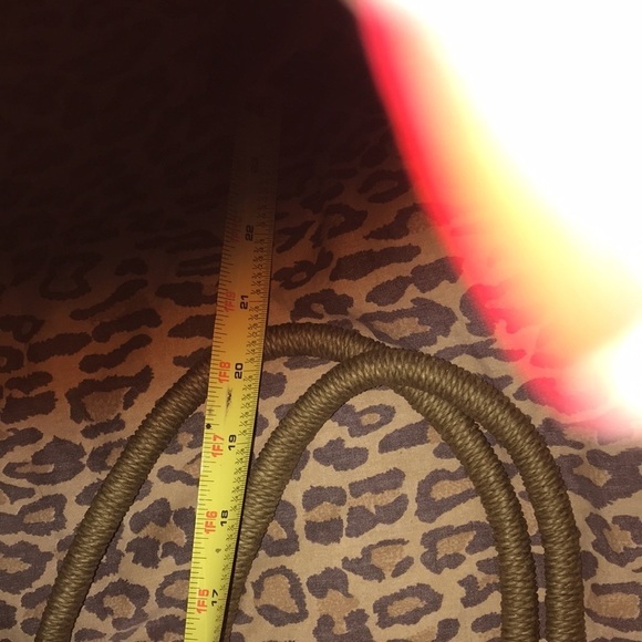 Vintage Avon Green beach / tote  bag matching beaded cuff bracelet NWT - Picture 15 of 16